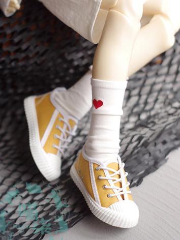 BJD Shoes Casual Rubber-soled Canvas Shoes for YOSD/MSD/SD/MDD/70cm Size Ball Jointed Doll