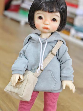 BJD 1/6 Casual Canvas Messenger Bag for YOSD Size Ball Jointed Doll