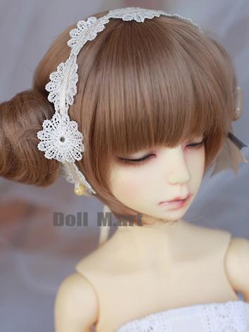 BJD Wig Girl Double Meatball Hair for 1/6 1/2 Ball Jointed Doll