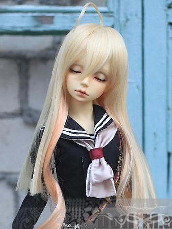 BJD Wig Two-color Long Hair for SD Size Ball Jointed Doll