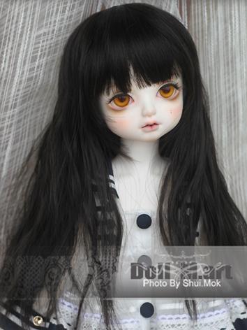 BJD Wig Long Micro-curly Hair for YOSD Size Ball Jointed Doll