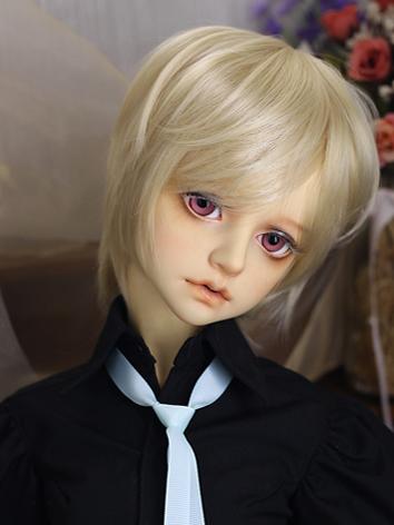 BJD Wig Supple Short Hair for 1/2 Size Ball Jointed Doll