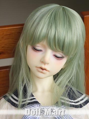 BJD Wig Blue/Green/Gold Long Curly Hair for 1/2 Size Ball Jointed Doll