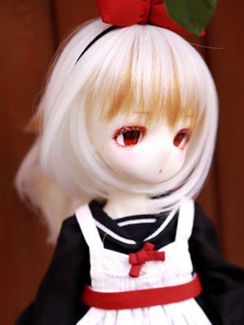 BJD Wig Short Hair and Ponytail 384 for SD/MSD/YOSD Size Ball Jointed Doll
