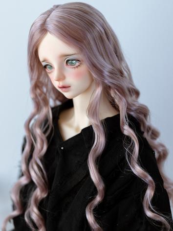BJD Wig Girl Centre Parting Wavy Hair for SD/MSD/YOSD Size Ball-jointed Doll