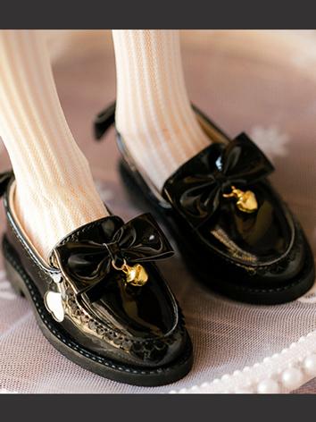 BJD Shoes Girl Lacquered Uniform Shoes for SD Size Ball Jointed Doll