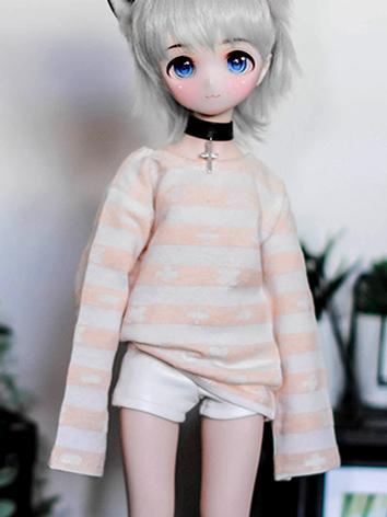 BJD Clothes Four-leaf Clover Pullover Shirt for MSD/SD/70CM Size Ball-jointed Doll