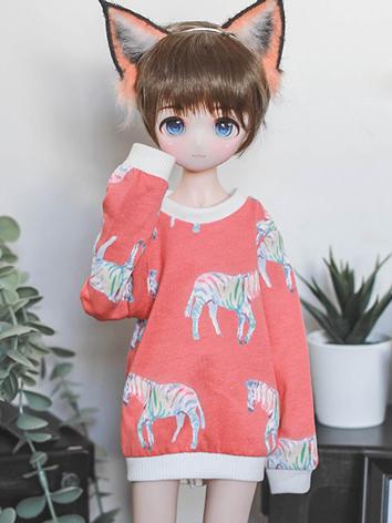 BJD Clothes Pullover Color Zebra Shirt for MSD/SD/70CM Size Ball-jointed Doll