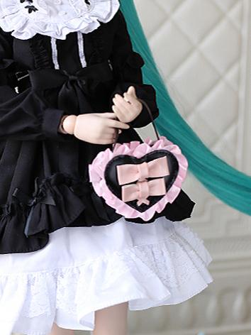 BJD Bag Heart-shaped Lolita Handbag for SD/DD/MSD/MDD Size Ball-jointed Doll