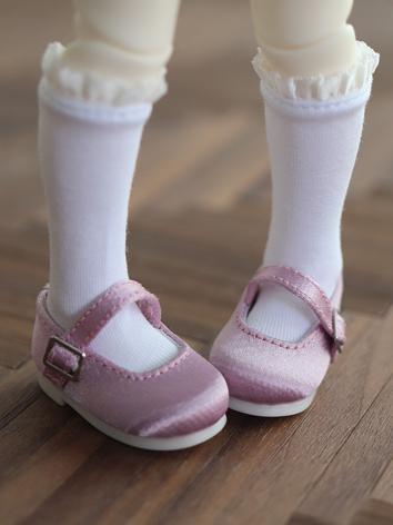 BJD Shoes Round Toe Buckle Shoes for YOSD Size Ball-jointed Doll