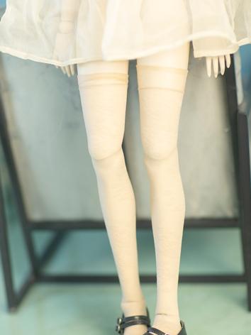 BJD Stockings Rose Pattern Transparent Stockings for MSD/SD Size Ball-jointed Doll