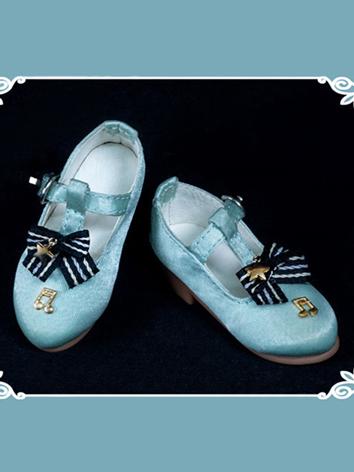 BJD Shoes Bow Buckle Shoes (Aurora) for MSD Size Ball-jointed Doll