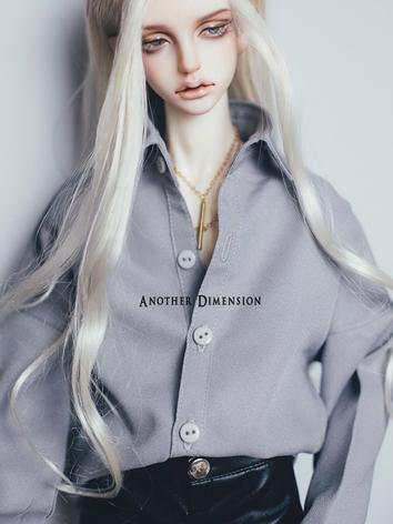 BJD Clothes Boy Gray/White/Black Shirt and Ribbon for SD/70CM Size Ball-jointed Doll