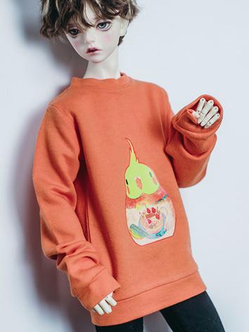 BJD Clothes Orange Pullover Shirt for SD/70CM Size Ball-jointed Doll