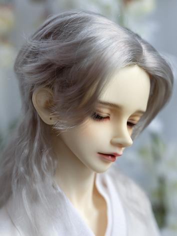 BJD Wig Wolf Tail Curly Hair for MSD Size Ball-jointed Doll