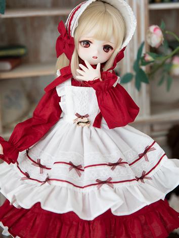 BJD Clothes Retro Elegant Dress Suit for MSD/MDD Size Ball-jointed Doll