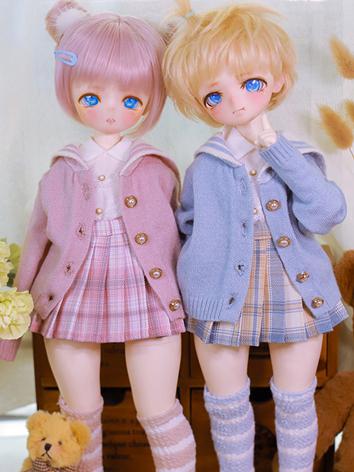 BJD Clothes Suit Sweater Skirt Shorts Socks Free Combination for MSD/MDD Size Ball-jointed Doll