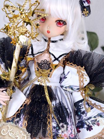BJD Clothes Gold&White Dress Suit for MDD Size Ball-jointed Doll