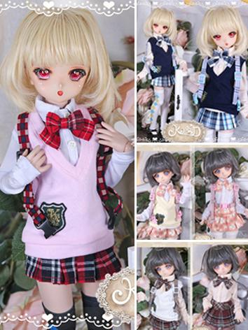 BJD Clothes Uniform Set Free Combination for MDD Size Ball-jointed Doll