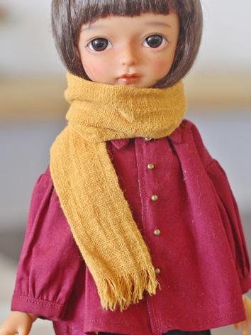 BJD Scarf Cotton Linen Long Scarf for MSD/YOSD 1/8 Size Ball-jointed Doll