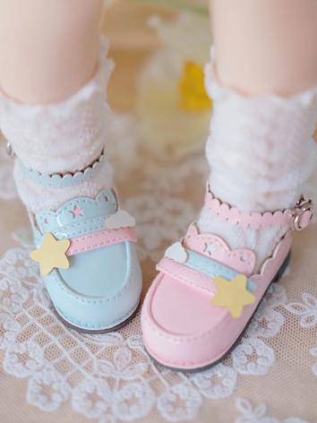 BJD Shoes Cute Star Shoes for MDD/YOSD Size Ball-jointed Doll