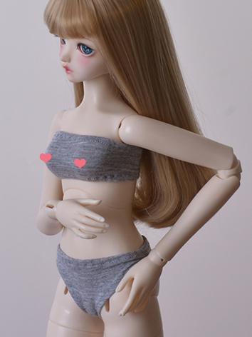 BJD Clothes Girl Tube Top Underwear Panty Set for MSD/SD Size Ball-jointed Doll