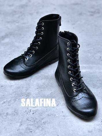 BJD Shoes Black/White Boots...