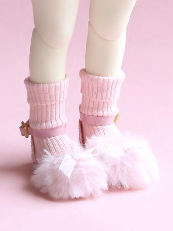 BJD Shoes Girl Flat Shoes for YOSD/MSD Size Ball-jointed Doll