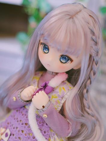 BJD Wig Girl Braids Wavy Hair for SD Size Ball-jointed Doll