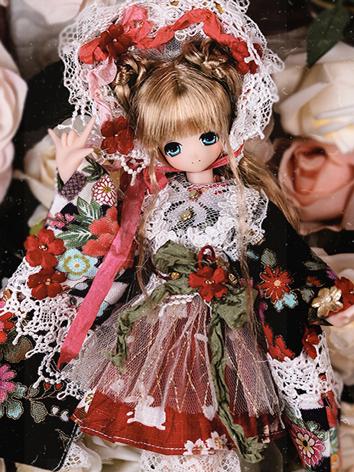BJD Clothes OB22/OB24 Girl Dress Set for YOSD Size Ball-jointed Doll