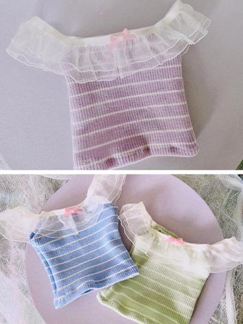BJD Clothes Girl Shirt Sling Top for SD/MSD Size Ball-jointed Doll
