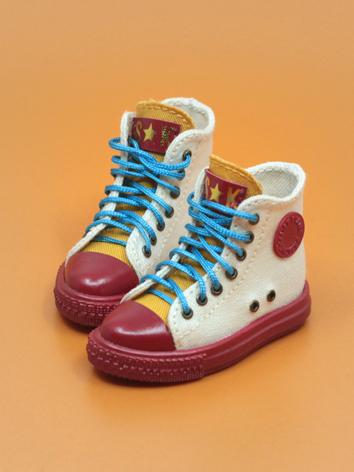 BJD Shoes Vintage Canvas Shoes for YOSD Size Ball-jointed Doll