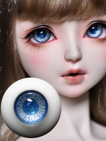 BJD Eyes Silver Blue 14mm/16mm Eyeballs for Ball-jointed Doll