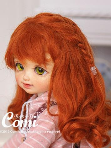 BJD Wig Girl Carroty Mohair Hair for YOSD Size Ball-jointed Doll