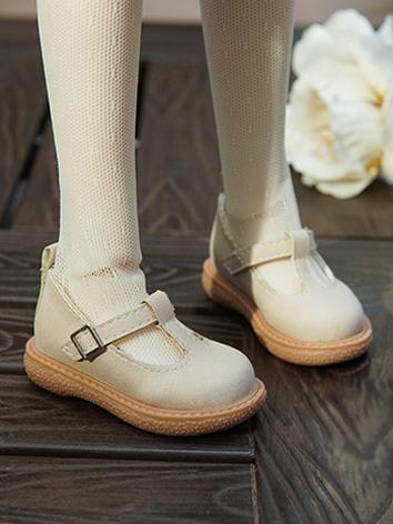 BJD Shoes Soft-soled Buckle Shoes for YOSD/MSD Size Ball-jointed Doll
