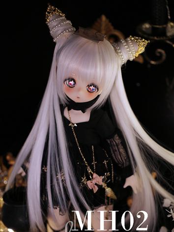 BJD Wig Girl Long Straight Hair MH02 for SD Size Ball-jointed Doll