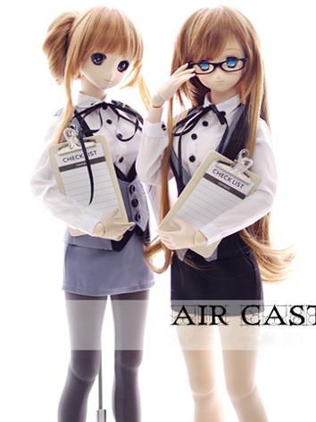 BJD Clothes Secretary Uniform Set for DD Size Ball-jointed Doll