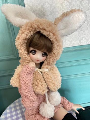 BJD Clothes Soft Cute Rabbit Cloak for SD/DD/MSD Size Ball-jointed Doll