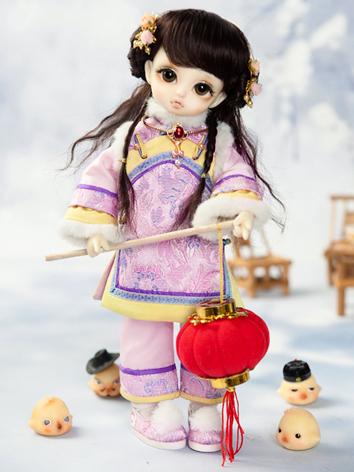 BJD Clothes Girl Antiquity Winter Suit CL6131115 for YOSD Size Ball-jointed Doll