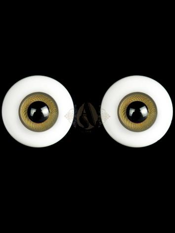 BJD Eyes 18mm Yellow Brown Eyeballs EY18122 for Ball-jointed Doll