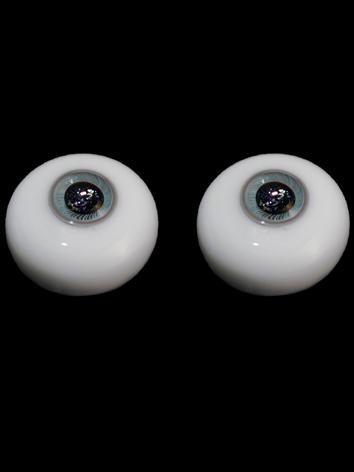 BJD Eyes 16mm Lake Blue Quicksand Flash Pupil Eyeballs EY1620091 for Ball-jointed Doll