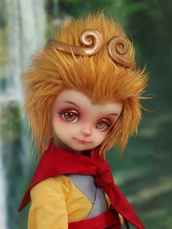 BJD Wig Gold Yellow Short Hair WG616011 for YOSD Size Ball-jointed Doll