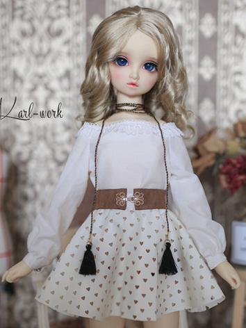 BJD Clothes Girl Top Skirt Suit for SD/SD10 Size Ball-jointed Doll