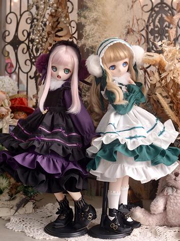 BJD Clothes Classical Winter Dress Suit for MSD/MDD Size Ball-jointed Doll