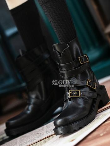 BJD Shoes Male Three-buckle Boots for 75cm/70cm/SD17 Size Ball-jointed Doll