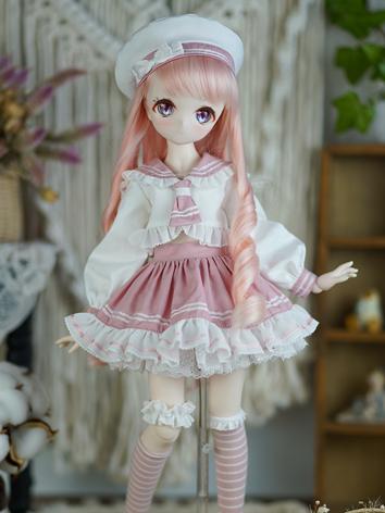 BJD Clothes Sailor Suit for MSD/MDD Size Ball-jointed Doll