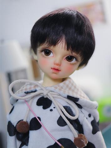 BJD Wig Boy Short Mohair Hair for YOSD Size Ball-jointed Doll