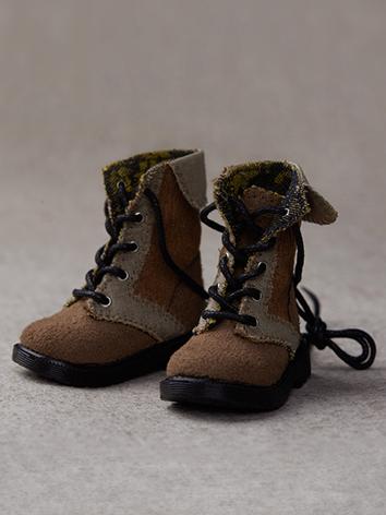 BJD Shoes Dyami Lace-up Boots 40S-0018 for MSD Size Ball-jointed Doll