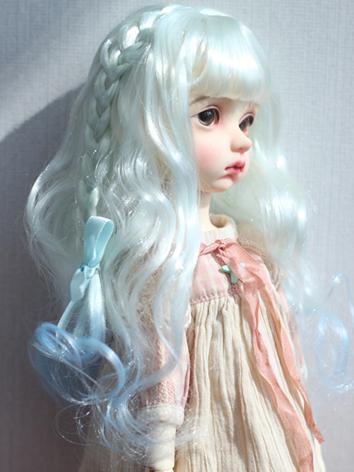 BJD Wig Gradient Braid Long Hair for SD/MSD/YOSD Size Ball-jointed Doll