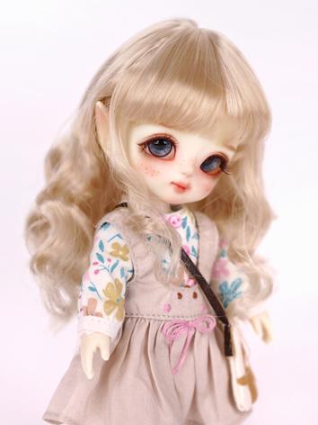 BJD Wig Girl Curly Long Hair for SD/MSD/YOSD 1/8 Size Ball-jointed Doll